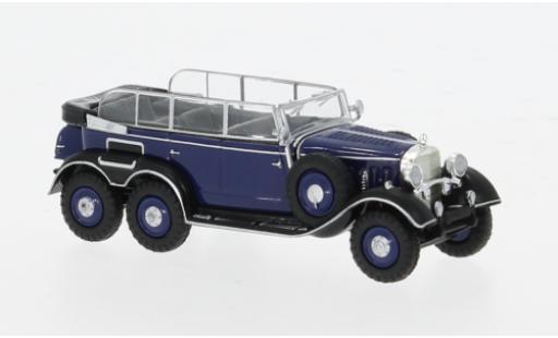 Modelauto Mercedes G4 Base blauw 1938 1/87 Brekina