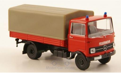 Modelauto Mercedes LP 608 Base Brandweer PP-LKW 1/87 Brekina