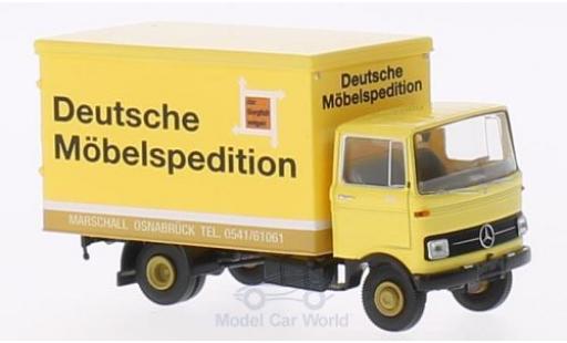 Modelauto Mercedes LP 608 Koffer DMS/Marschall 1/87 Brekina