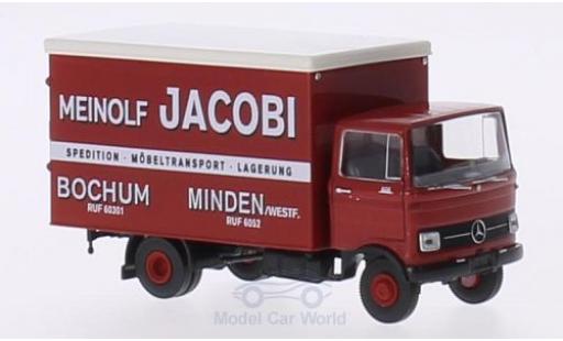 Modelauto Mercedes LP 608 Koffer Meinolf Jacobi Bochum 1/87 Brekina