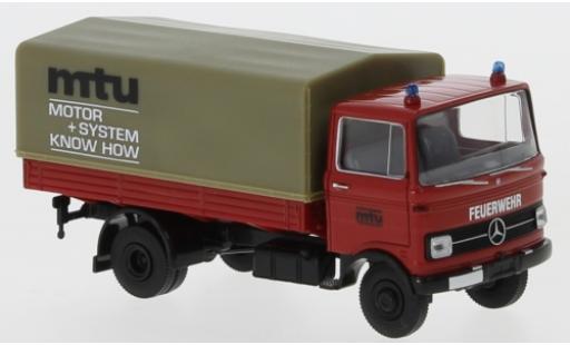 Modelauto Mercedes LP 608 Base PP Werkbrandweer MTU 1966 1/87 Brekina