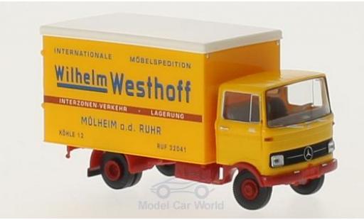 Modelauto Mercedes LP 608 Koffer Wilhelm Westhoff 1/87 Brekina