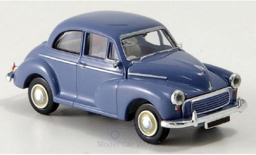Modelauto Morris Minor Base blauw RHD 1/87 Brekina