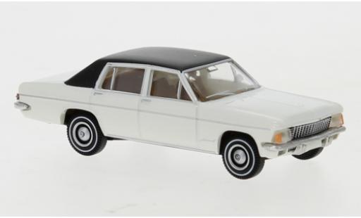 Modelauto Opel Admiral B wit/zwart 1969 1/87 Brekina