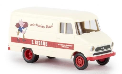 Modelauto Opel Blitz Type A bestelwagen E. Bisang 1959 1/87 Brekina