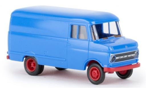 Modelauto Opel Blitz Type B bestelwagen blauw 1966 1/87 Brekina