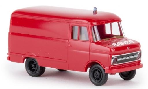 Modelauto Opel Blitz Type B bestelwagen Brandweer 1966 1/87 Brekina