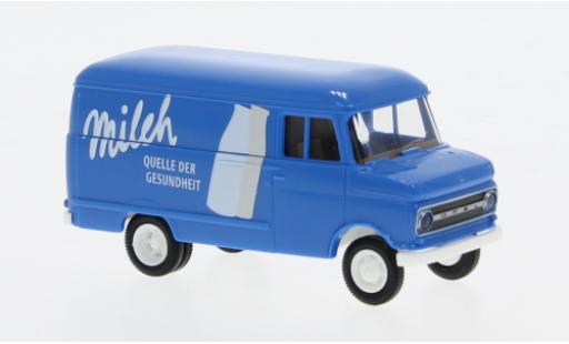 Modelauto Opel Blitz Type B bestelwagen Milch 1966 1/87 Brekina