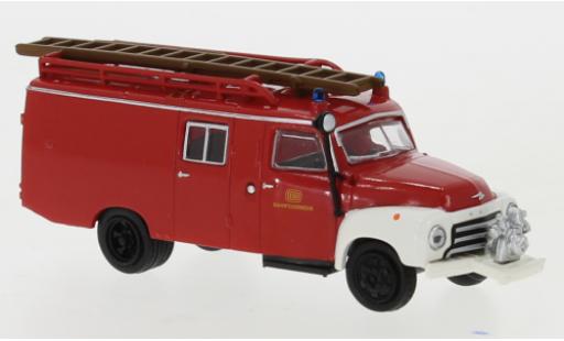 Modelauto Opel Blitz Type A LF 8 DB Bahnbrandweer 1952 1/87 Brekina
