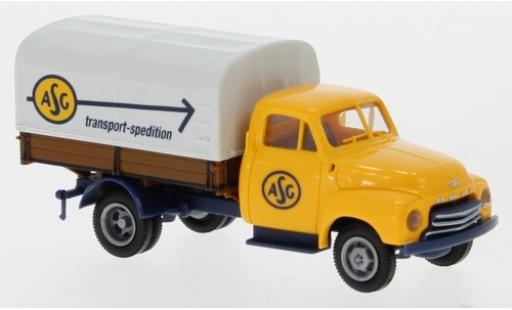 Modelauto Opel Blitz Base PP ASG 1952 1/87 Brekina