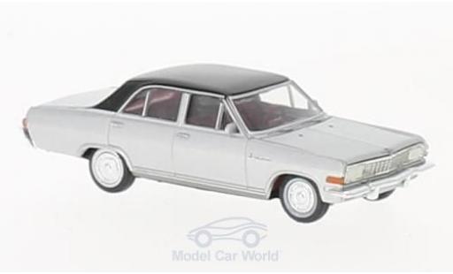 Modelauto Opel Diplomat A Base A V8 grijs/zwart 1/87 Brekina