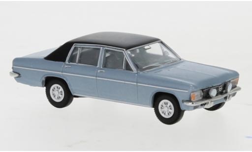 Modelauto Opel Diplomat B Base B metallic blauw/zwart 1/87 Brekina