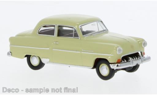 Modelauto Opel Olympia Rekord beige 1954 1/87 Brekina