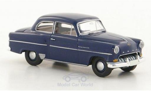Modelauto Opel Olympia Rekord blauw 1/87 Brekina