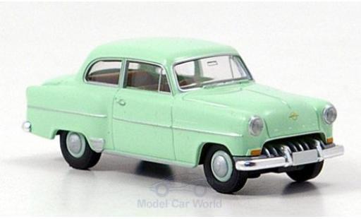 Modelauto Opel Olympia Rekord groen 1953 1/87 Brekina