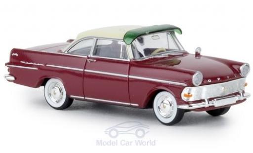 Modelauto Opel Rekord P2 Coupe rood/beige TD 1/87 Brekina