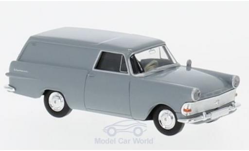 Modelauto Opel Rekord P2 Van grijs 1/87 Brekina