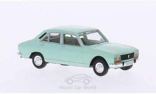 Modelauto Peugeot 504 Berline groen 1/87 Brekina