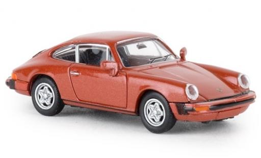 Modelauto Porsche 911 Base G metallic roze J&Atilde;&curren;germeister 1976 TD 1/87 Brekina