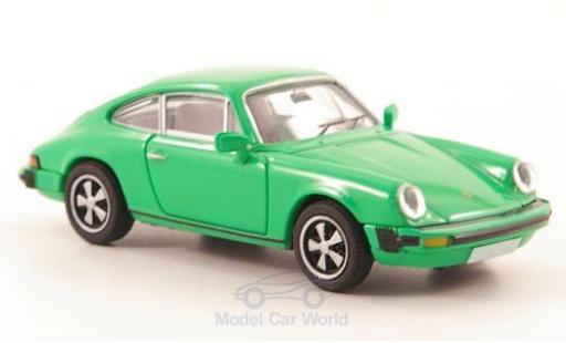 Modelauto Porsche 911 Base (G-Reihe) groen 1/87 Brekina
