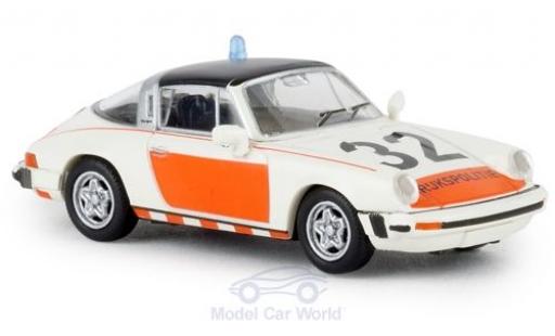 Modelauto Porsche 911 Targa G Rijkspolitie 32 1976 TD 1/87 Brekina