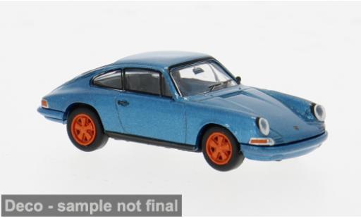 Modelauto Porsche 911 Base blauw 1964 1/87 Brekina