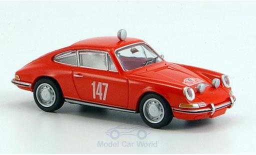 Modelauto Porsche 911 Base No.147 Rally Monte-Carlo 1965 1/87 Brekina