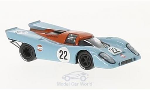 Modelauto Porsche 917 1970 K No.22 Gulf Team John Wyer Gulf 24h Le Mans D.Hobbs/M.Hailwood 1/87 Brekina