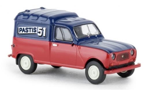 Modelauto Renault 4 Fourgonnette R Bestelbusje Partis 51 1961 1/87 Brekina