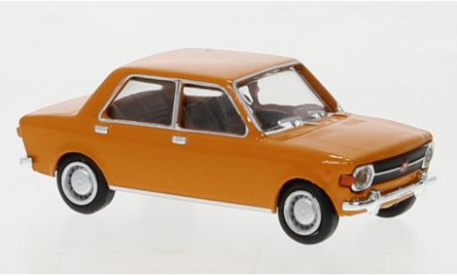 Modelauto Fiat 128 Berlina Starline oranje 1969 1/87 Brekina
