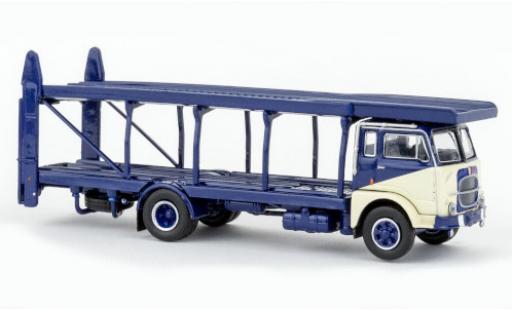 Modelauto Fiat 642 Renntransporter Starline camion de transport de voiture blauw /beige 1962 1/87 Brekina