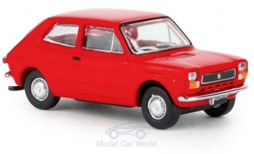 Modelauto Fiat 127 Berlina rood 1971 1/87 Brekina
