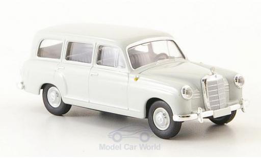 Modelauto Mercedes 180 Kombi Stationwagen (W120) grijs 1955 1/87 Brekina