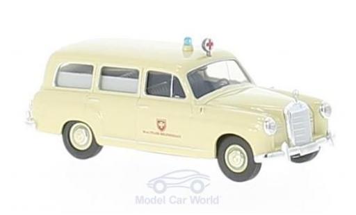 Modelauto Mercedes 180 Base Malteser Krankenwagen 1/87 Brekina