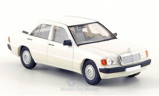 Modelauto Mercedes 190 Base (W201) wit 1988 1/87 Brekina