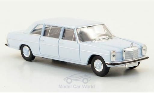 Modelauto Mercedes 220 Base D lang (W115) blauw 1/87 Brekina