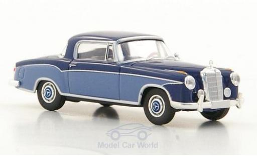 Modelauto Mercedes 220 Coupe S (W180 II) blauw/blauw 1/87 Brekina