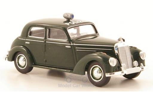 Modelauto Mercedes 220 Base (W187) groen Politie (D) 1/87 Brekina
