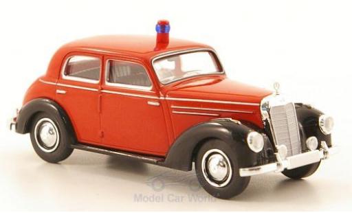 Modelauto Mercedes 220 Base (W187) Brandweer 1/87 Brekina