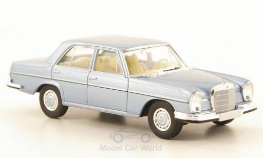 Modelauto Mercedes 280 SE 3.5 (W108) metallic blauw 1/87 Brekina
