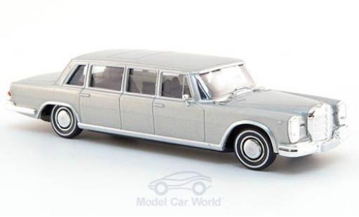 Modelauto Mercedes 600 Pullman Sedan grijs 1/87 Brekina