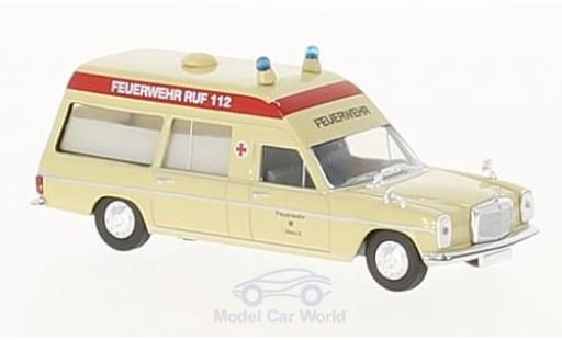 Modelauto Mercedes /8 Base Brandweer L&Atilde;&frac14;beck Krankenwagen 1/87 Brekina