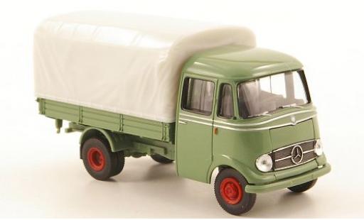 Modelauto Mercedes L319 Base laadbak groen PP-LKW zonder Vitrine 1/87 Brekina