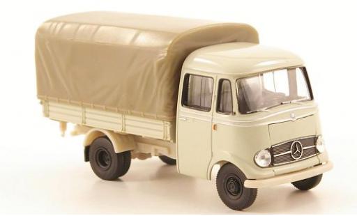 Modelauto Mercedes L319 Base laadbak wit 1/87 Brekina