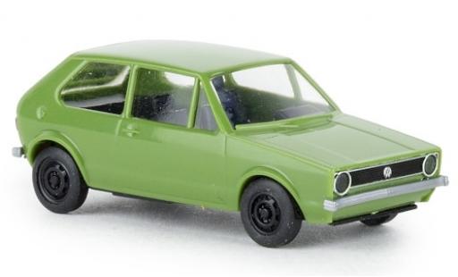 Modelauto Volkswagen Golf Base I groen 1974 1/87 Brekina