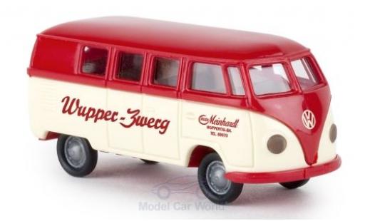 Modelauto Volkswagen T1 B a Stationwagen Wupper Zwerg 1/87 Brekina