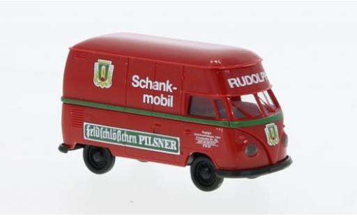 Modelauto Volkswagen T1 B Gro&Atilde;�raum-bestelwagen Feldschl&Atilde;&para;&Atilde;�chen Schankmobil 1960 1/87 Brekina
