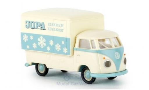 Modelauto Volkswagen T1 B Gro&Atilde;�raum-Koffer Jopa Eiskrem 1960 1/87 Brekina