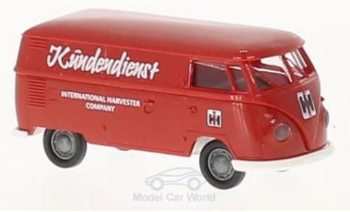 Modelauto Volkswagen T1 B bestelwagen Kundendienst International Harvester 1/87 Brekina