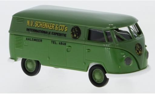 Modelauto Volkswagen T1 B bestelwagen Schenker Aalsmeer 1960 1/87 Brekina
